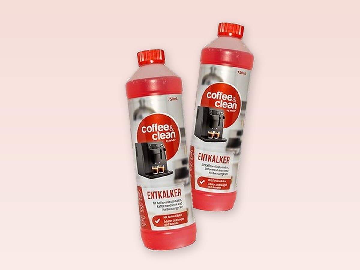 Vloeibare ontkalker voor koffiemachines